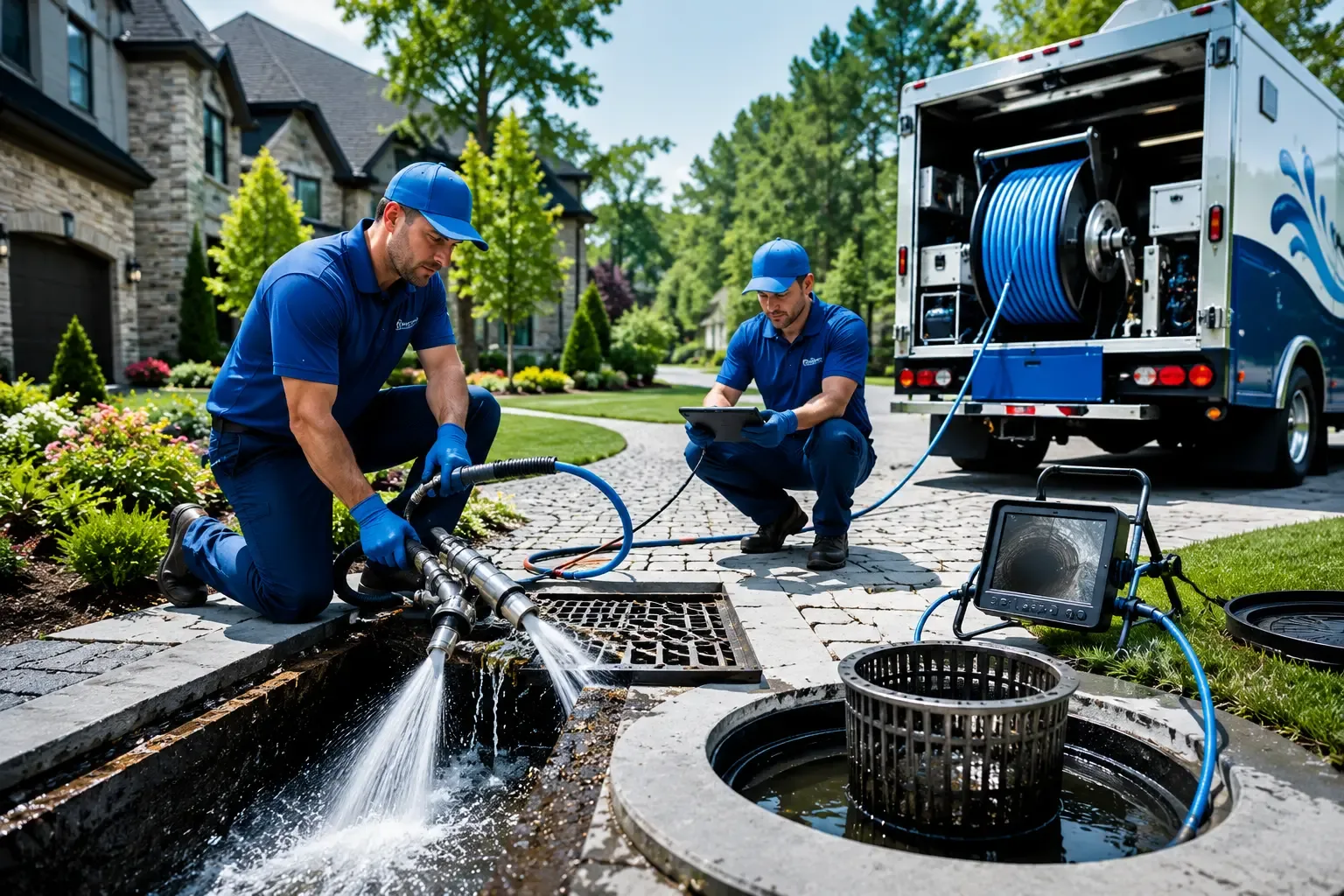 Local outdoor drain cleaning professionals in Walpole, MA